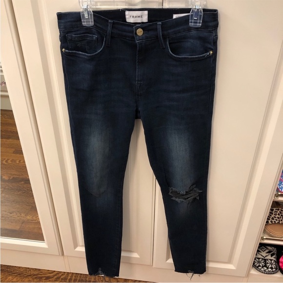 FRAME Le Skinny de Jeanne Jeans Women’s denim size 29 NWT - Picture 8 of 10
